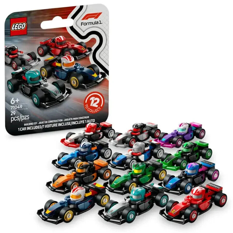 Lego Formula F1 Collectible Race Cars 71049 - Case of 36